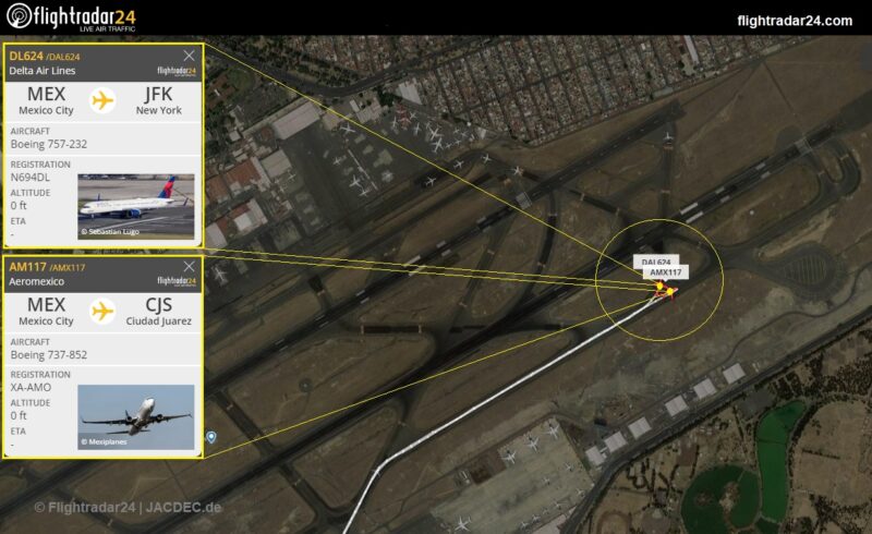 a screenshot of an airplane flight route