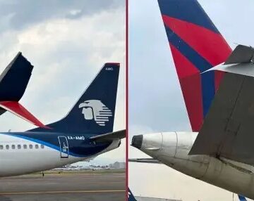 a close-up of the tail of an airplane