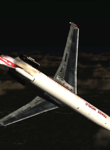 Miracle on TWA Flight 841 - Terrifying Plunge with two 360 Degrees Roll