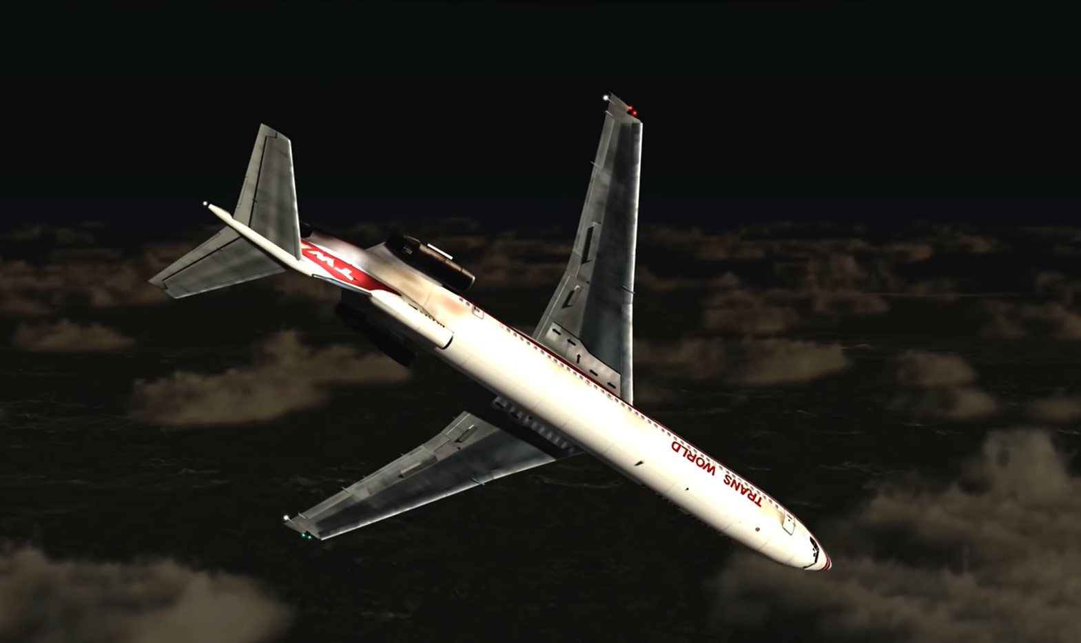 Miracle on TWA Flight 841 - Terrifying Plunge with two 360 Degrees Roll