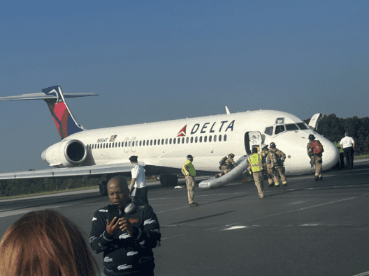 a group of people standing next to an airplane