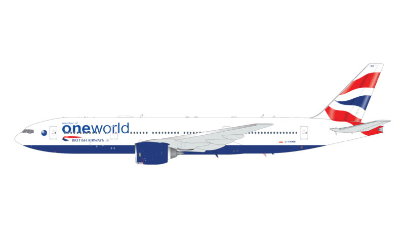GeminiJets G2BAW1226 1:200 British Airways Boeing 777-200ER "oneworld" G-YMMR
