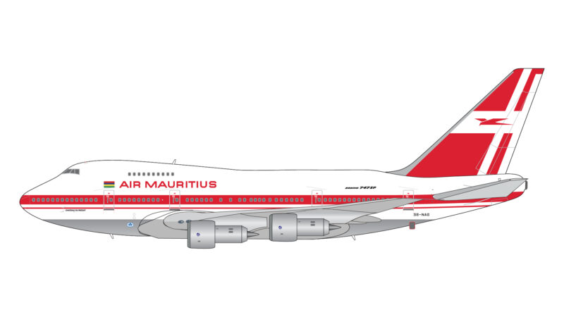 GeminiJets GJMAU1496 1:400 Air Mauritius Boeing 747SP 3B-NAG