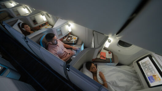 a man and woman in a plane