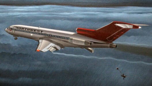 a plane flying in the sky