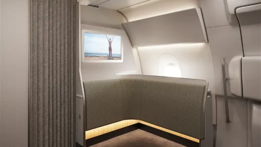 a seat in an airplane