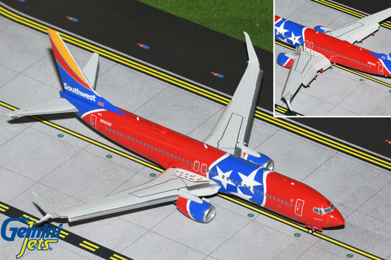 GeminiJets G2SWA1011F 1:200 Southwest Airlines 737-800 "Tennessee One" (Flaps Down)