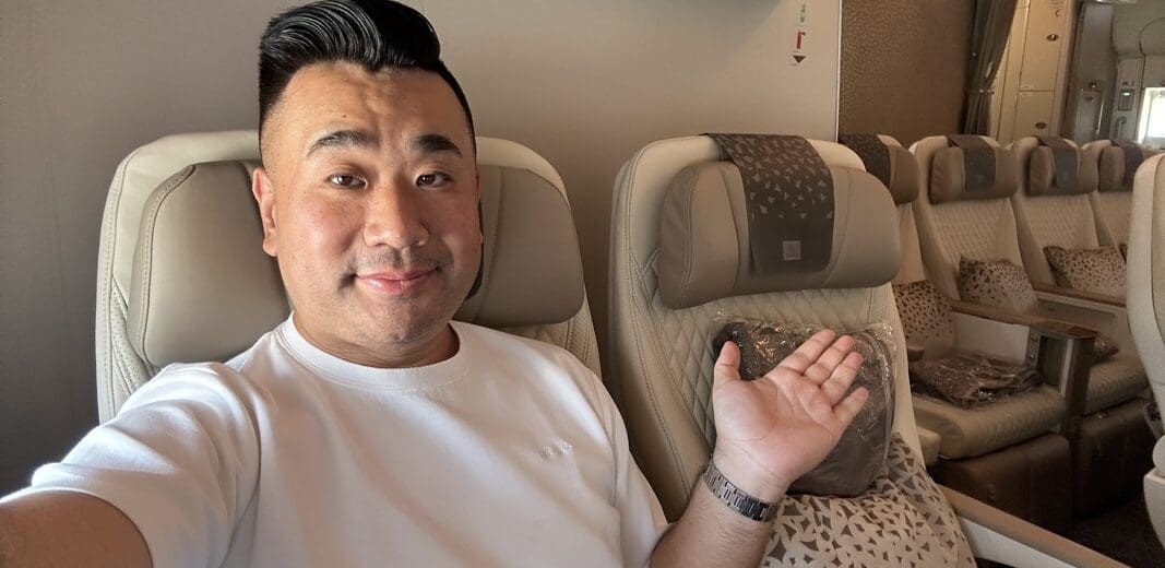 a man sitting in a chair