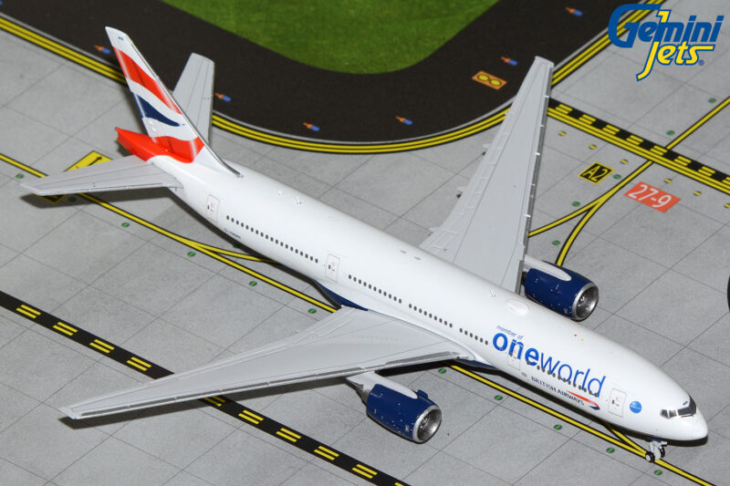 GeminiJets GJBAW2194 1:400 British Airways Boeing 777-200ER "oneworld" G-YMMR