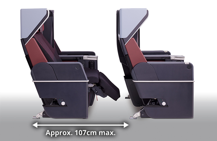 a row of seats with armrests