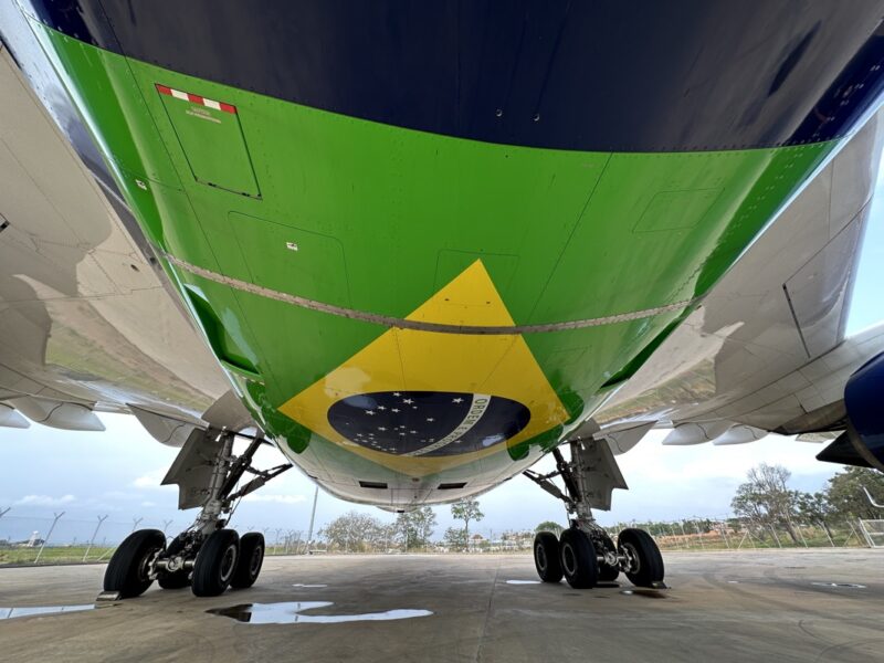 the front of a plane