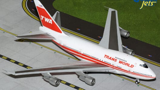 a model airplane on a runway