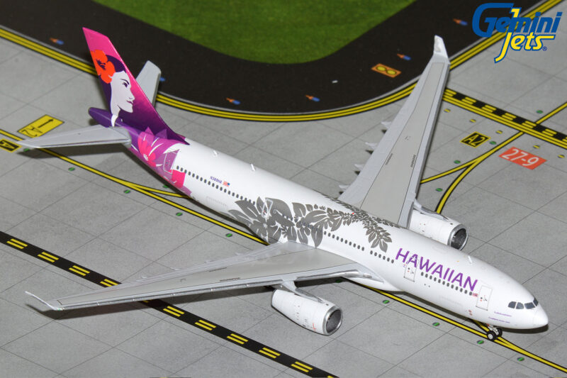 GeminiJets GJHAL2298 1:400 Hawaiian Airlines Airbus A330-300 N389HA