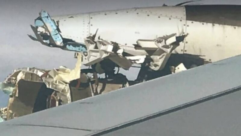 a close up of a jet engine