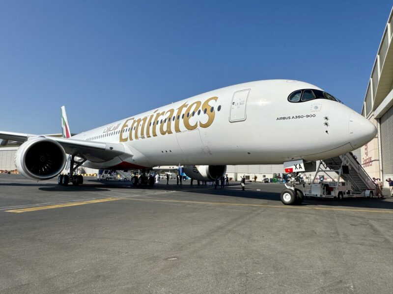 a large airplane on a tarmac