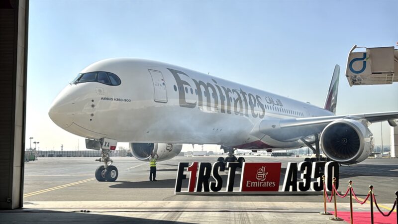 a large airplane on a runway