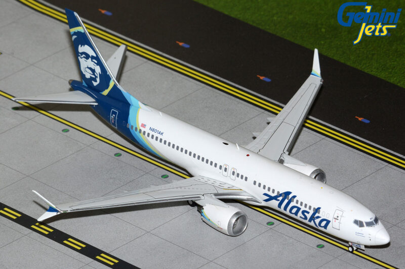 GeminiJets G2ASA1317 1:200 Alaska Airlines Boeing 737 MAX 8 N801AK