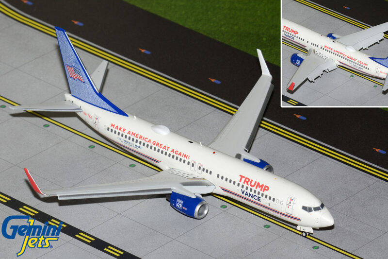 G2TRU1372F 1:200 Trump-Vance Boeing 737-800 N917XA Flaps/Slats Extended