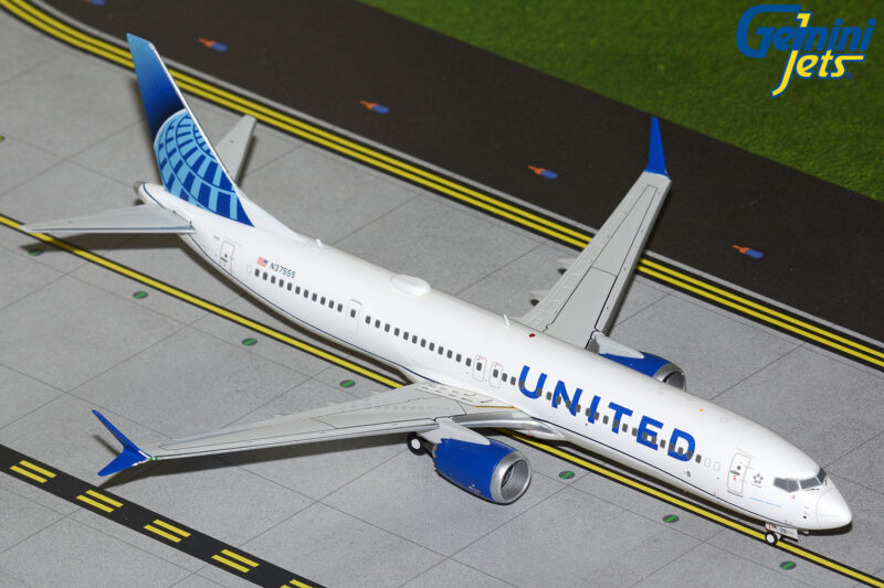 GeminiJets G2UAL1256 1:200 United Airlines Boeing 737 MAX 9 N37555