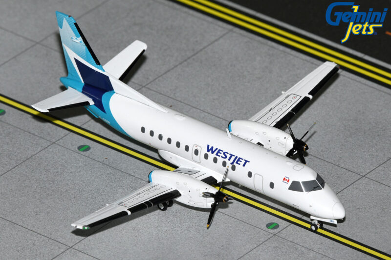 GeminiJets G2WJA1245 1:200 Westjet Saab 340B C-GOIA