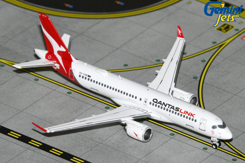 GeminiJets GJQFA2284 1:400 QantasLink Airbus A220-300 VH-X4B