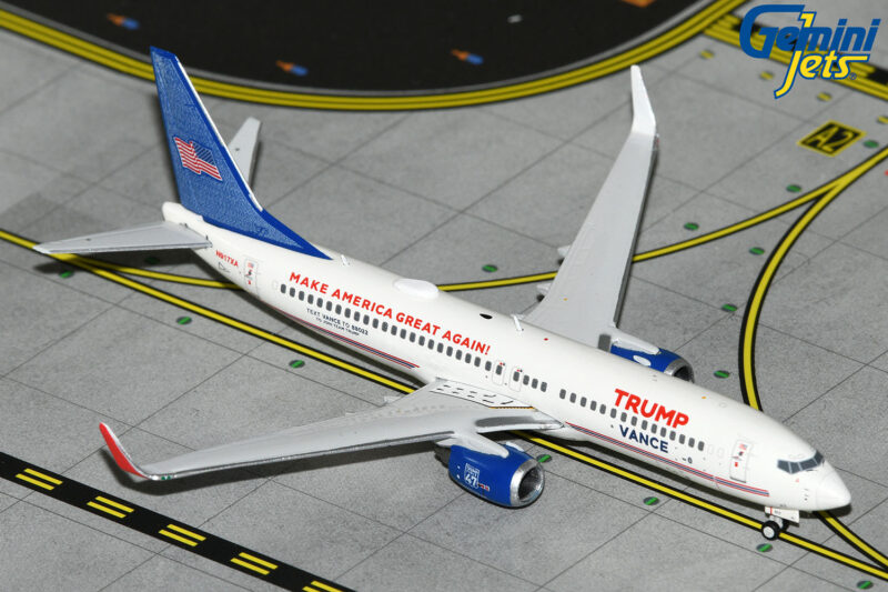 GeminiJets GJTRU2306 1:400 Trump-Vance Boeing 737-800 N917XA