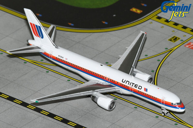 GeminiJets GJUAL1983 1:400 United Airlines Boeing 757-200 "Saul Bass" N536UA