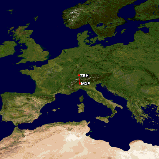 a map of europe with land and water