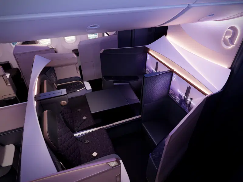 a seat and back of a plane