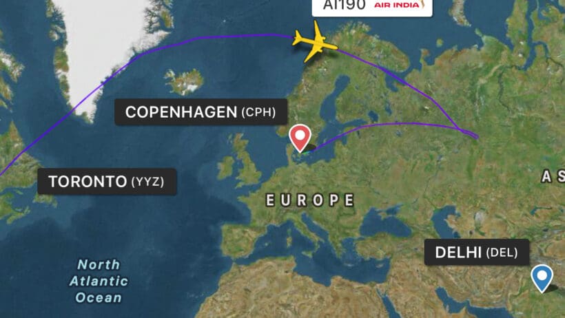 a map of the world with a plane flying