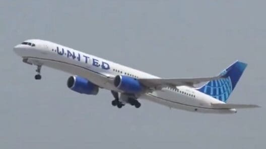 a plane flying in the sky