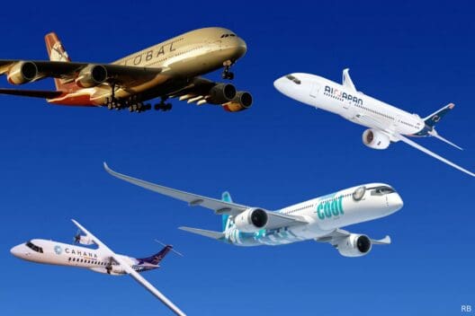 a group of airplanes in the sky