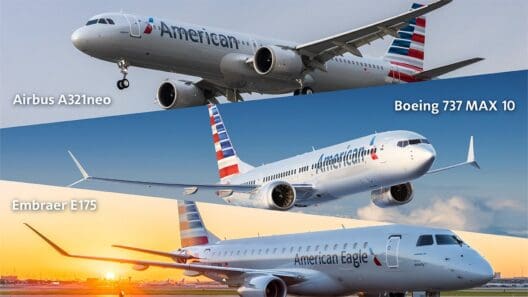 American Airlines Order 260+ Aircraft. Image: American Airlines