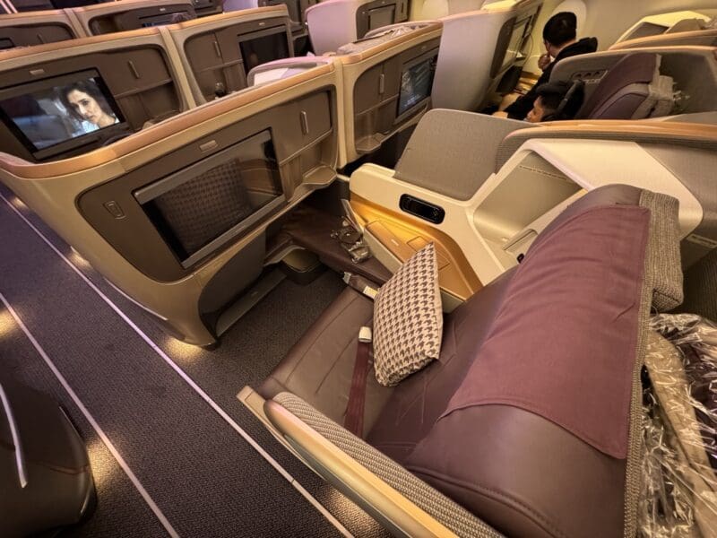 Singapore Airlines A350 Business Class