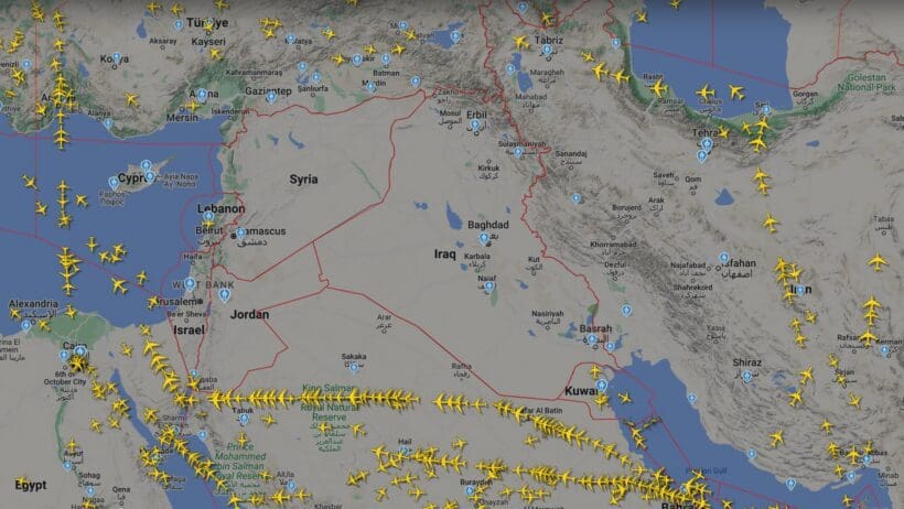 a map of the middle east