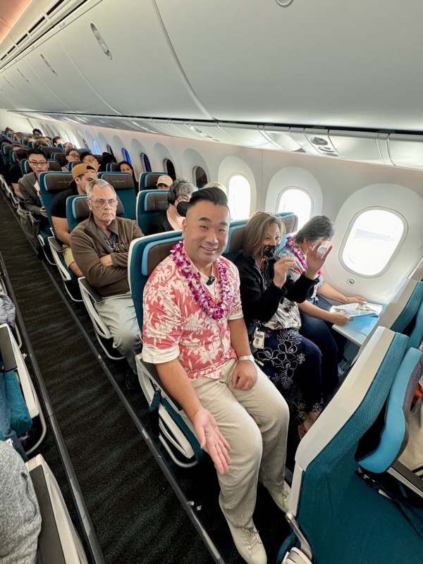 Extra Comfort seat on Hawaiian Airlines 787-9