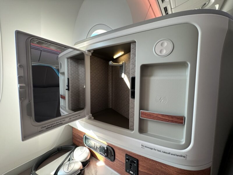 an open door on an airplane