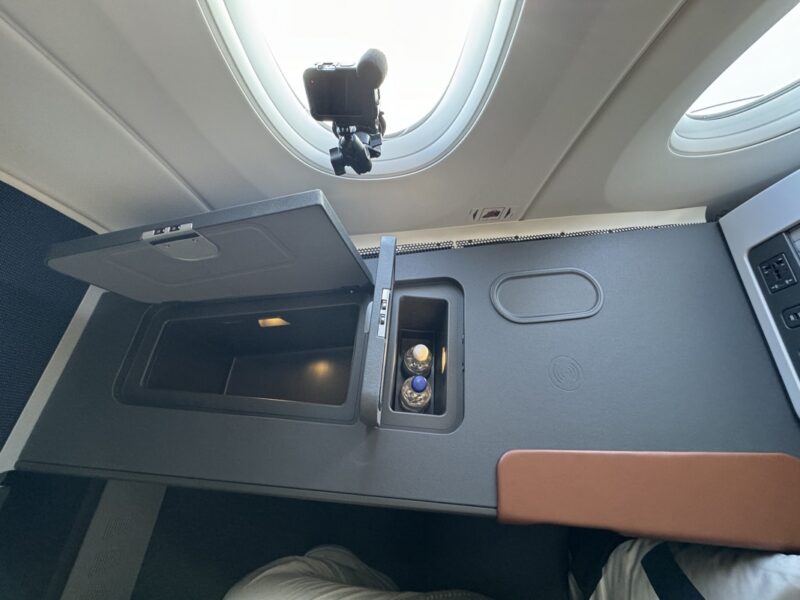 a safe in an airplane