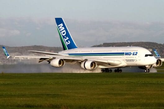 a plane taking off from a runway