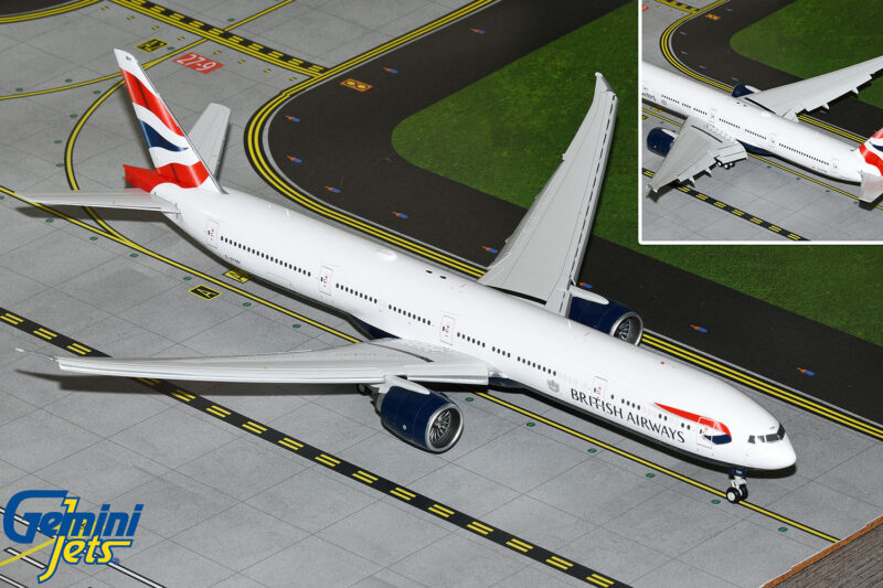 GeminiJets G2BAW1131F 1:200 British Airways 777-300ER (Flaps Down) G-STBH