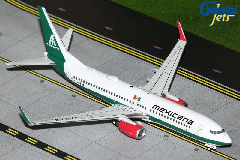 GeminiJets G2MXA1303 1:200 Mexicana Boeing 737-800 XA-ASM