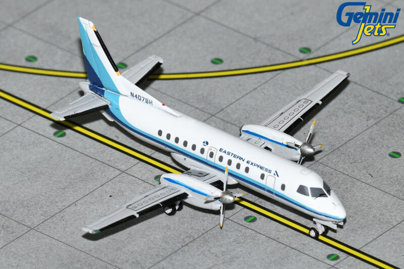 GeminiJets GJEAL1251 1:400 Eastern Express/Bar Harbor Airlines Saab 340A N407BH