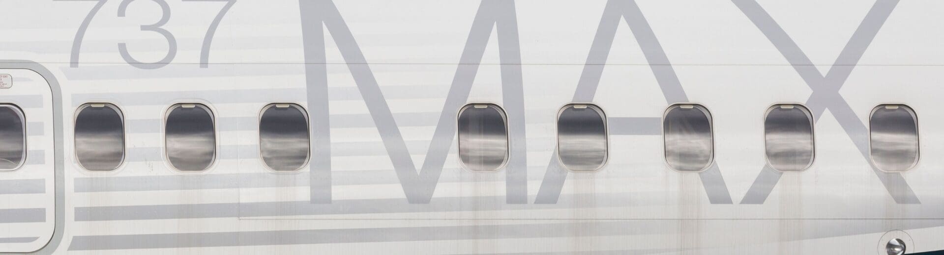 a close up of a plane