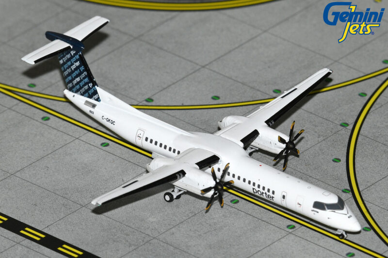 GeminiJets GJPOE2269 1:400 Porter Airlines Dash 8Q-400 C-GKQC