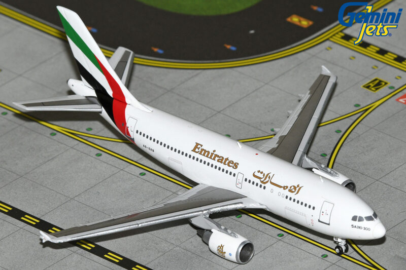 GeminiJets GJUAE2234 1:400 Emirates Airbus A310-300 A6-EKB