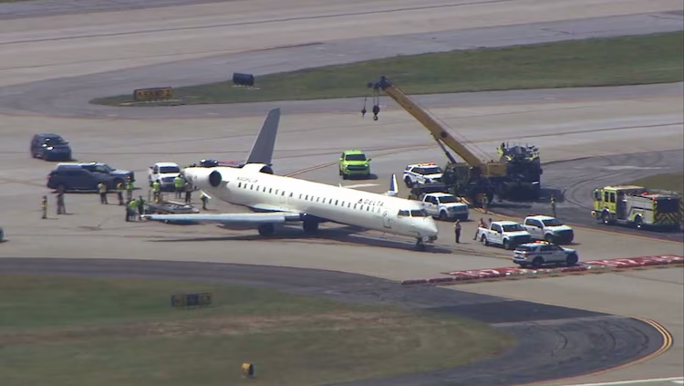 an airplane on the runway