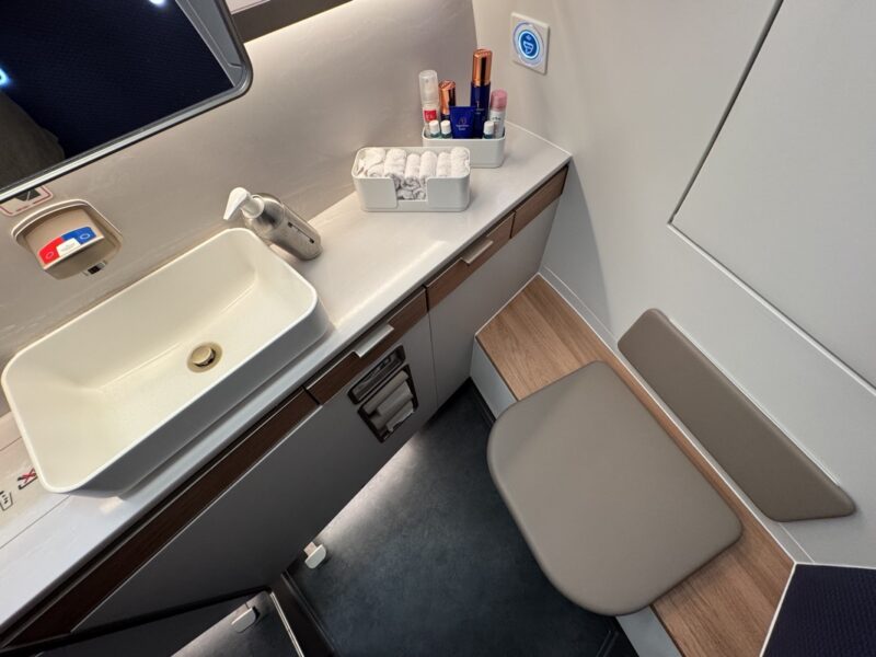 a sink and toilet in a bathroom