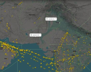 a map of the world with yellow planes
