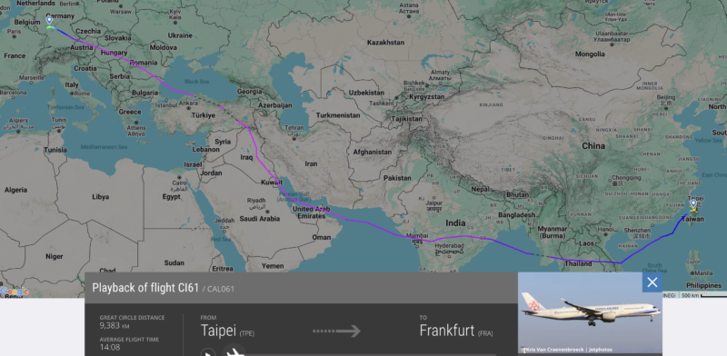 a map of the world with a plane flying