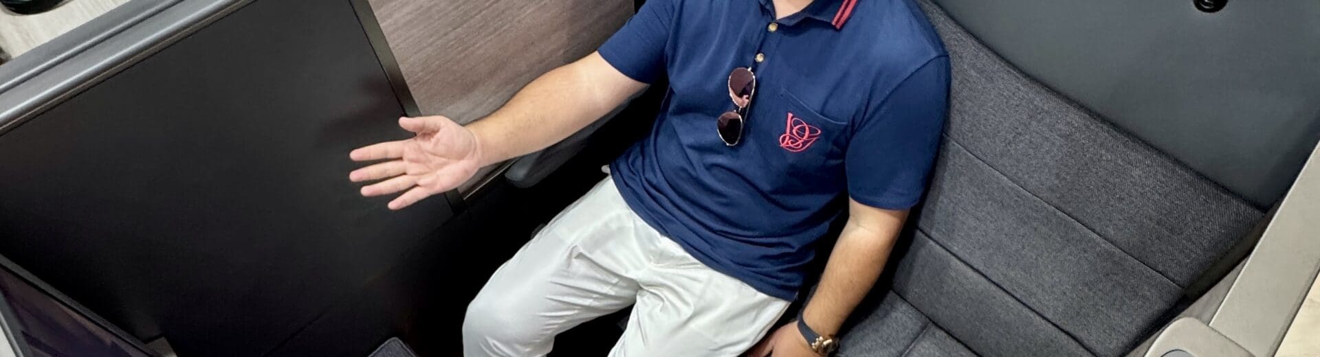 a man sitting in a chair